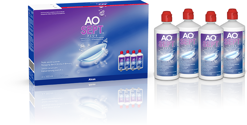 AOSEPT Plus Systempack, Alcon (4 x 360 ml)